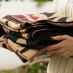 Warm, Machine-Washable Merino Wool Outdoor Throw