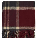 All-Wool Camping Throw With Finished Edges (All-Season)