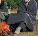 Reversible Soft Merino Wool Travel And Camping Throw