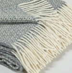 Fine Merino Wool Classic Plaid Holiday Throw - Image 2