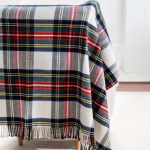 Handmade Striped Alpaca Wool Throw