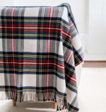 Handmade Striped Alpaca Wool Throw