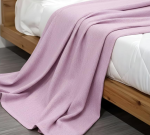 Soft, Warm Striped Microfiber Throw
