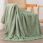 Thickened Plaid Fleece Winter Throw