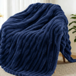 Ultra-Soft Striped Jacquard Throw For All Seasons