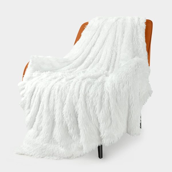 Soft Double-Sided Microfiber Long-Pile Throw