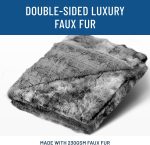 Fluffy, Soft, And Comfortable Plush Home Decor Throw - Image 2