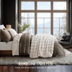 Thickened Bubble-Textured Double-Sided Plush Throw - Image 2