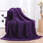 Soft And Comfortable Microfiber Plush Decorative Throw
