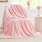 Soft, Warm, And Fluffy 3d Jacquard Decorative Throw