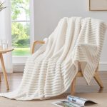 Soft, Warm, And Fluffy Striped Decorative Throw - Image 2