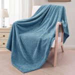 Comfortable, Fluffy, And Soft Waffle-Textured Throw